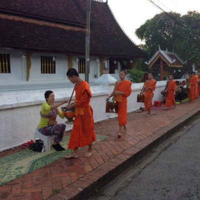 Alms Giving Ceremony in Luang Prabang, May 2018