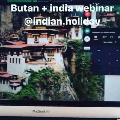 Webinar Indian Holiday Bután + India. Abril 2020